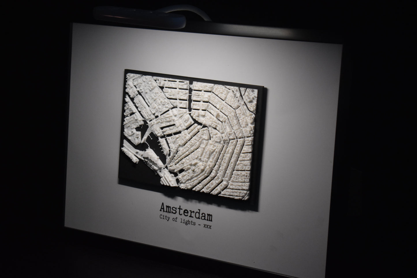 Amsterdam Map White