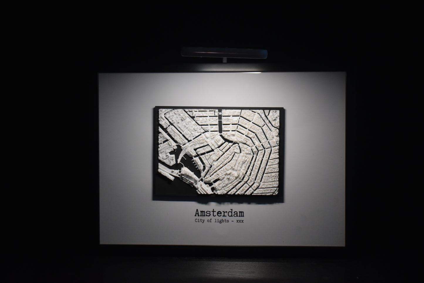 Amsterdam Map White